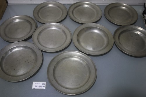 Antike zinnteller lot - 1,