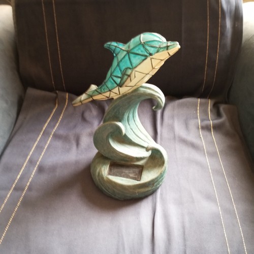 Figur mit solar delphin - solar,,