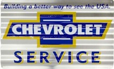 Chevrolet blechschild 46cm - chevrolet,