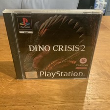 Dino Crisis 2 PS1 Playstation UK PAL Edition mit Handbuch in gutem Zustand 