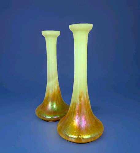L0695 paar jugendstil glas - l0695,