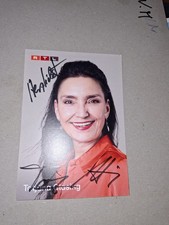 Autogrammkarte Tatjana Clasing