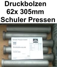 Ersatzteil Schuler Hydraulikpresse Presse Druckbolzen NEU 62x305mm