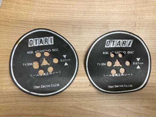 Otari reel thickness - otari,