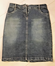 schicker Jeansrock Jeans Rock