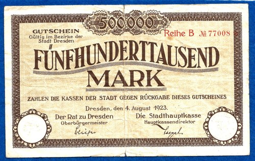 121 notgeld stadt - 121, dresden