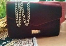 Jimmy Choo-Samt Tasche Bordeaux