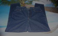 MAC Kelly 46 / 30 blaue Jeans Hose 2% Elasthan W 44 cm L 102 cm Top smart