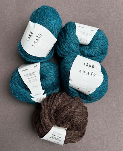 Wolle lang yarns anaïs petrol - wolle,
