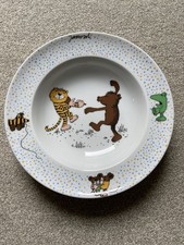 Tiefer Teller, Suppenteller, Janosch, Bär & Tiger tanzen, Thomas Porzellan