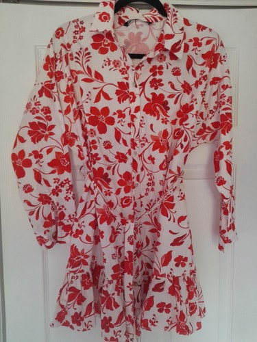 Zara kurzes kleid mit - zara,