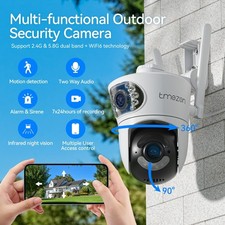 4MP 360° 4MP FUNK WIFI WLAN NETZWERK CAMERA Outdoor AUßEN ÜBERWACHUNGSKAMERA
