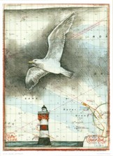 Kunstdruck "Überflug" (Roter