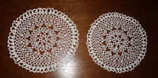 2 Occhi Deckchen-Handarbeit-Spitzendeckchen-Tischdecken