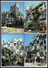 Vintage Hundertwasserhaus Wien