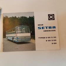 Original Prospekt Kässbohrer Setra S 100 S150 S 120 S 130 Omnibus Bus N4