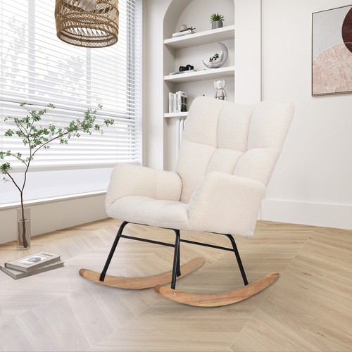 Beige schaukelstuhl - beige,