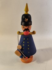 DDR Räuchermann Polizist Gendarm Vero Expertic Erzgebirge Seiffen Volkskunst