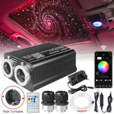 1000 Auto Lichtfaser LED RGBW Twinkle Sternenhimmel Glasfaser Optik Lichteffekte