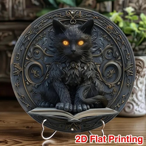 Schwarze katze hexe buch - hexe,