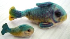 Steiff 2 x Fisch Flossy klein