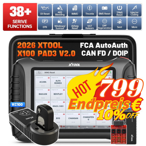 Xtool x100 pad3 kfz obd2 - 2.0,