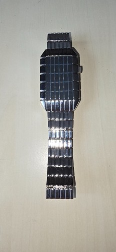 Vintage uhr matrix led - uhr,