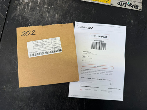 Agusta 8000b8242 blinker rh - mv,