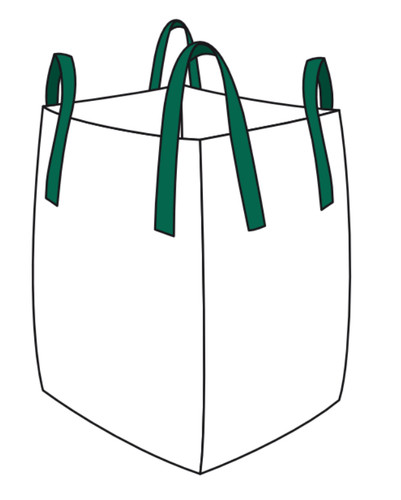 Big bag 90x90x90cm 1500 kg - 1x,
