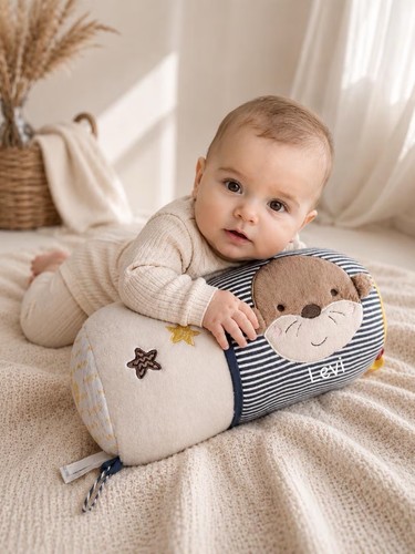 Krabbelrolle otter mit name - otter,