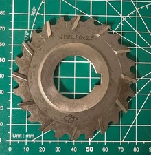 HSS Kreissägeblatt Ø 80 x 2,5 mm – Nutfräser – Feinverzahnt – Metall CNC 