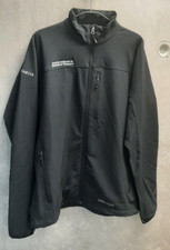 MARMOT Stretch Softshell Jacke Herren Größe L Novartis Branding schwarz Neu