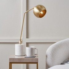 Gold Tischlampe mit