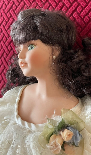 Alberon porzellan puppe - porzellan,