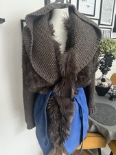 💖Lammfell Jacke Blau Mit