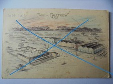Güstrow - handgezeichnete PK von 1915 - Kriegsgefangenenlager Bockhorst ?