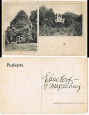 Ansichtskarte Magdeburg 2 Bild Restauration - Berg 1909