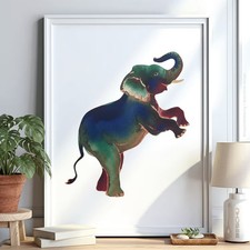 Elefant Safari v6 Schablone