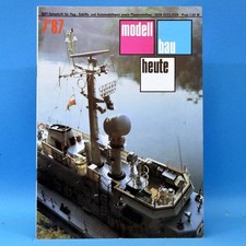 Modellbau heute 7 1987 GST DDR Flugmodell Schiffsmodell Bauplan Fesselflugmodell