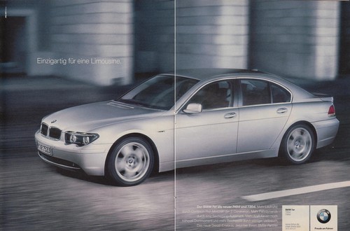 Bmw 7er reklame - bmw, (e65)
