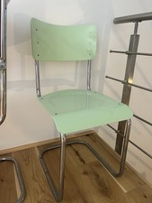 Original Vichr Bauhaus Freischwinger Stuhl Stahlrohrstuhl Mart Stam