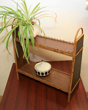 DDR Blumenregal Rattan Korb Blumenbank Geflecht Blumenhalter GDR Vintage 291