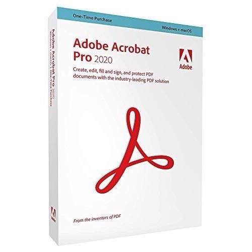 Adobe acrobat pro 2020 - adobe,