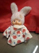 VINTAGE Monchhichi Monchichi Sekiguchi HASE RABBIT ca. 23 cm RARE SAMMLER