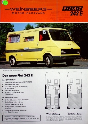 274750 fiat 242 weinsberg - 274750), e