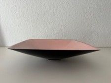 1 schöne rosa-schwarze quadratische Schale Deko-Schüssel aus Kunststoff vom DM