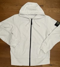 Stone Island Zipp Hoodie Weiß Größe XL ✅ Versand in 24h