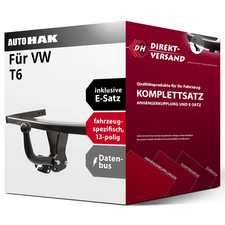 Anhängerkupplung starr + E-Satz 13pol spezifisch für VW T6 15-19 AHK Set neu
