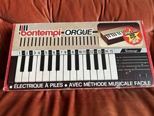 Vintage Bontempi Akkordorgel 70er Jahre Klavier Vintage Sammlerstück + Originalkarton.