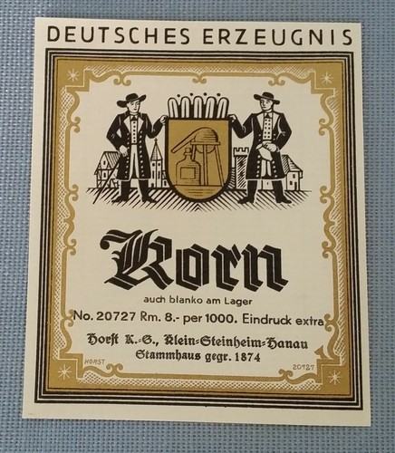 Altes schnapsetikett - altes,